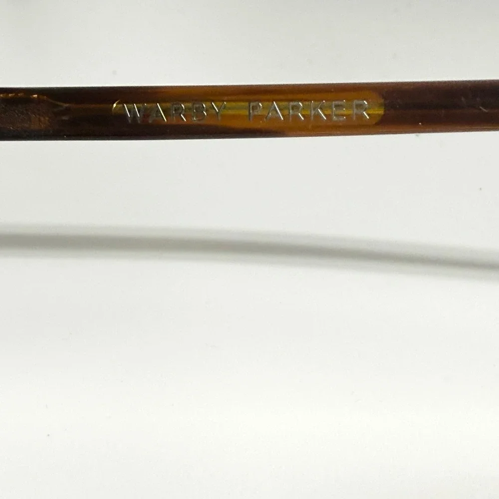Warby Parker Daisy N 615 Eyeglasses Tortoise Peach Gradient Cat Eye 50-15-140
